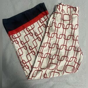 Zara Women’s Wide Leg Chain Link Pull On Pants